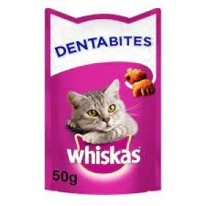 Whiskas Dentabites Chicken Cat Treats 50g