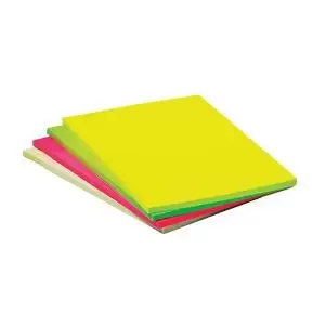 Q-Connect Extra Sticky Meeting Pads 101x150mm Assorted Pack of 4