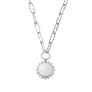 Personalised Sun Coin Necklace PSNLC3264
