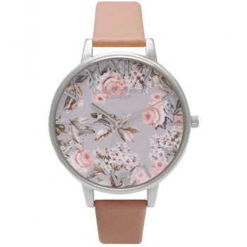 Enchanted Garden Floral & Dusty Pink Watch