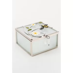 SOPHIA Classic Collection Wire and Glass Bee Trinket Box