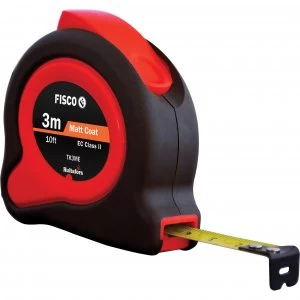 Fisco Tuf-Lok Tape Measure Imperial & Metric 10ft / 3m 13mm