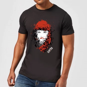Marvel Knights Elektra Face Of Death Mens T-Shirt - Black - 5XL