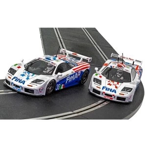 McLaren F1 GTR Fina Twin Pack Le Mans 1996 Limited Edition 1:32 Scalextric Car