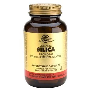 Solgar Oceanic Silica 25 mg Vegetable Capsules 50 Vegicaps
