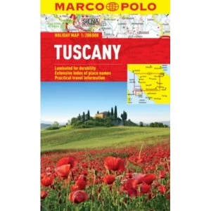 Tuscany Marco Polo Holiday Map by Marco Polo (Sheet map, folded, 2013)