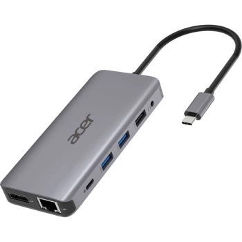 Acer 12 in 1 Type C Hub - Silver