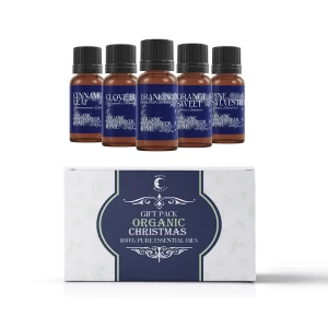 Mystic Moments Organic Christmas Essential Oils Gift Starter Pack