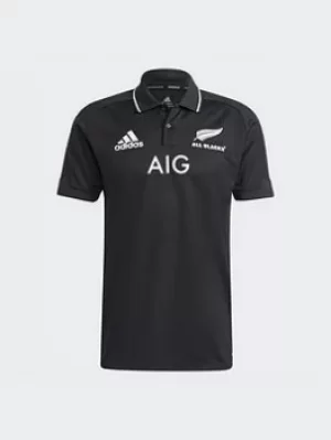 adidas All Blacks Primeblue Replica Polo Shirt, Black, Size S, Men