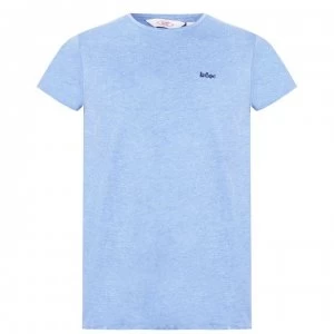 Lee Cooper Cooper Essentials Crew Neck T Shirt Mens - Sky Blue M