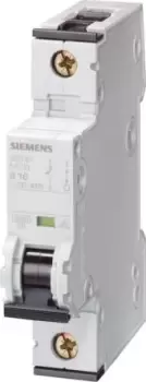 Siemens Sentron 20A MCB Mini Circuit Breaker1P Curve B, Breaking Capacity 6 kA