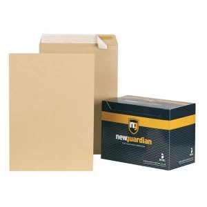 New Guardian C3 Heavyweight Pocket Peel and Seal Envelopes 130gsm Manilla Pack of 125