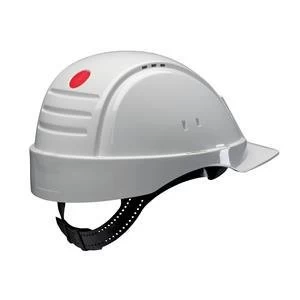 3M G2000C Solaris Safety Helmet Ventilation Peltor Uvicator Neck Protection White