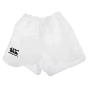 Canterbury Childrens/Kids Professional Elasticated Sports Shorts (10) (White)