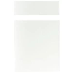 IT Kitchens Santini Gloss White Slab Drawerline door drawer front W500mm Pack of 1