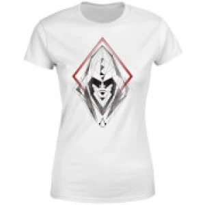 Assassins Creed Origins Sketch Womens T-Shirt - White - 5XL