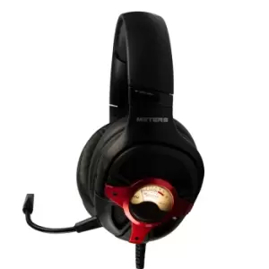 Meters Level Up Red Wired Gaming Headphones