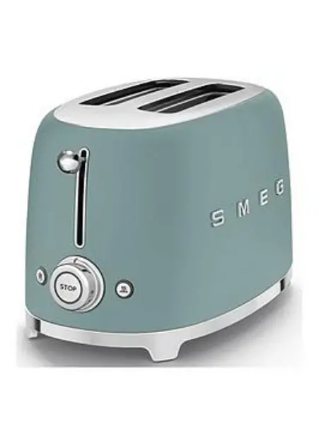 Smeg 50's Style TSF01EGMUK 2 Slice Toaster - Emerald Green