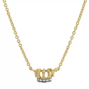 Ladies Juicy Couture PVD Gold plated CROWN NECKLACE