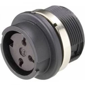 Round connector C091B Number of pins 4 DIN Connector socket with mounting 5 A