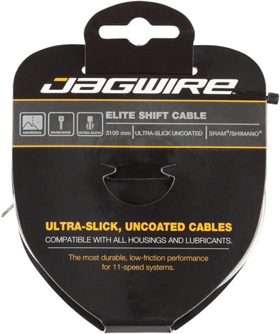 Jagwire Elite Shift Inner Cable Elite Polished Slick Stainless 3100mm SRAM/Shimano Singles (x10)