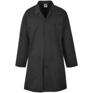 2852 - Black Standard Lab Coat Jacket sz Small Regular - Portwest