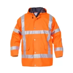 Uitdam SNS High Visibility Waterproof Jacket Orange - Size L