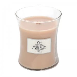 WoodWick Sea Salt Vanilla Medium Jar Candle 275g