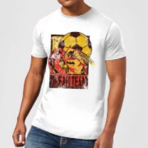 DC Comics Batman Dream Team Punch T-Shirt - White - 3XL