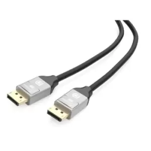 j5create JDC43 8K DisplayPort Cable Black and Grey 2 m