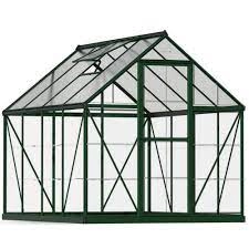 Palram - Canopia Hybrid 6 x 10ft - Green Greenhouse Polycarbonate and aluminium - wilko