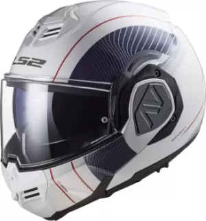 LS2 FF906 Advant Cooper Helmet, white-blue Size M white-blue, Size M