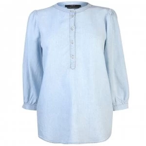 SET Womens Button Blouse - 5300 Blue DENIM