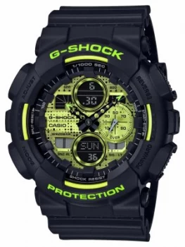 Casio G-SHOCK Digital Camo Black Resin GA-140DC-1AER Watch