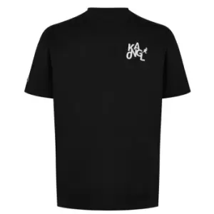 Kangol Chest Logo T Shirt Mens - Black