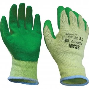 Scan Knit Shell Latex Palm Gloves XL Pack Of 12