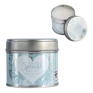 Said with Sentiment Candles in Tin Someone Special