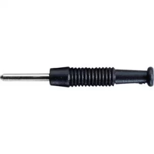 SKS Hirschmann MST 3 Mini jack plug Plug, straight Pin diameter: 2mm Black