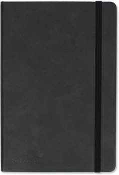 Silvine Executive Softfeel Notebook A5 Quad Ruled