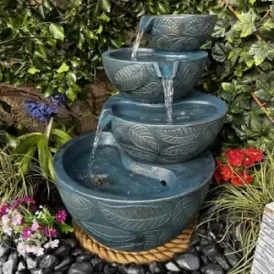 Tranquility Water Features - Golden Leaf Solar Powered Water Feature