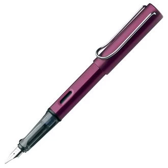 Lamy Al Star Black Purple Fountain Pen - Medium Nib