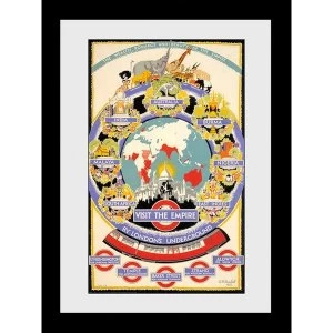 Transport For London Visit The Empire 60 x 80 Framed Collector Print