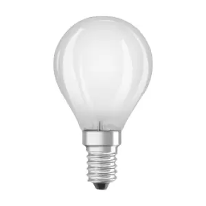 Osram 2.8W Parathom Frosted LED Globe Bulb E14/SES Very Warm White - (438675-590496)