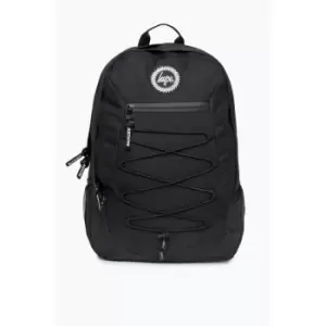 Hype Crest Maxi Backpack (One Size) (Black/White) - Black/White