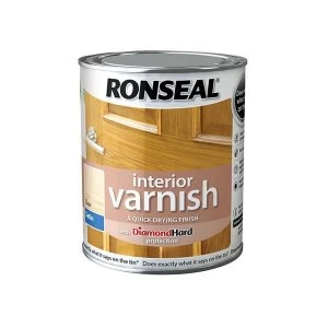 Ronseal Interior Varnish Quick Dry Matt Medium Oak 250ml