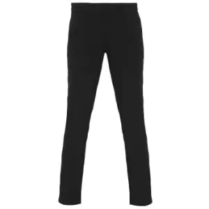 Asquith & Fox Womens/Ladies Casual Chino Trousers (2XS) (Black)
