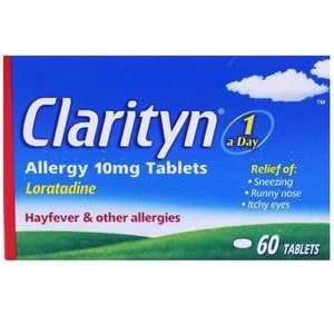 Clarityn Allergy & Hayfever Cetirizine Tablets 60s