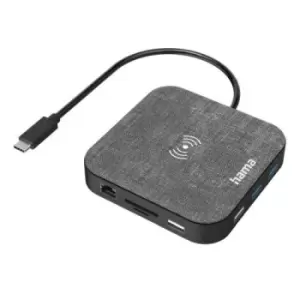Hama 00200134 interface hub USB 3.2 Gen 1 (3.1 Gen 1) Type-C 5000 Mbps Black Grey