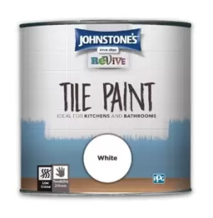 Johnstones - 750ml Revive Tile Paint White