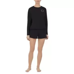 DKNY Long Sleeve Pyjama Set - Black